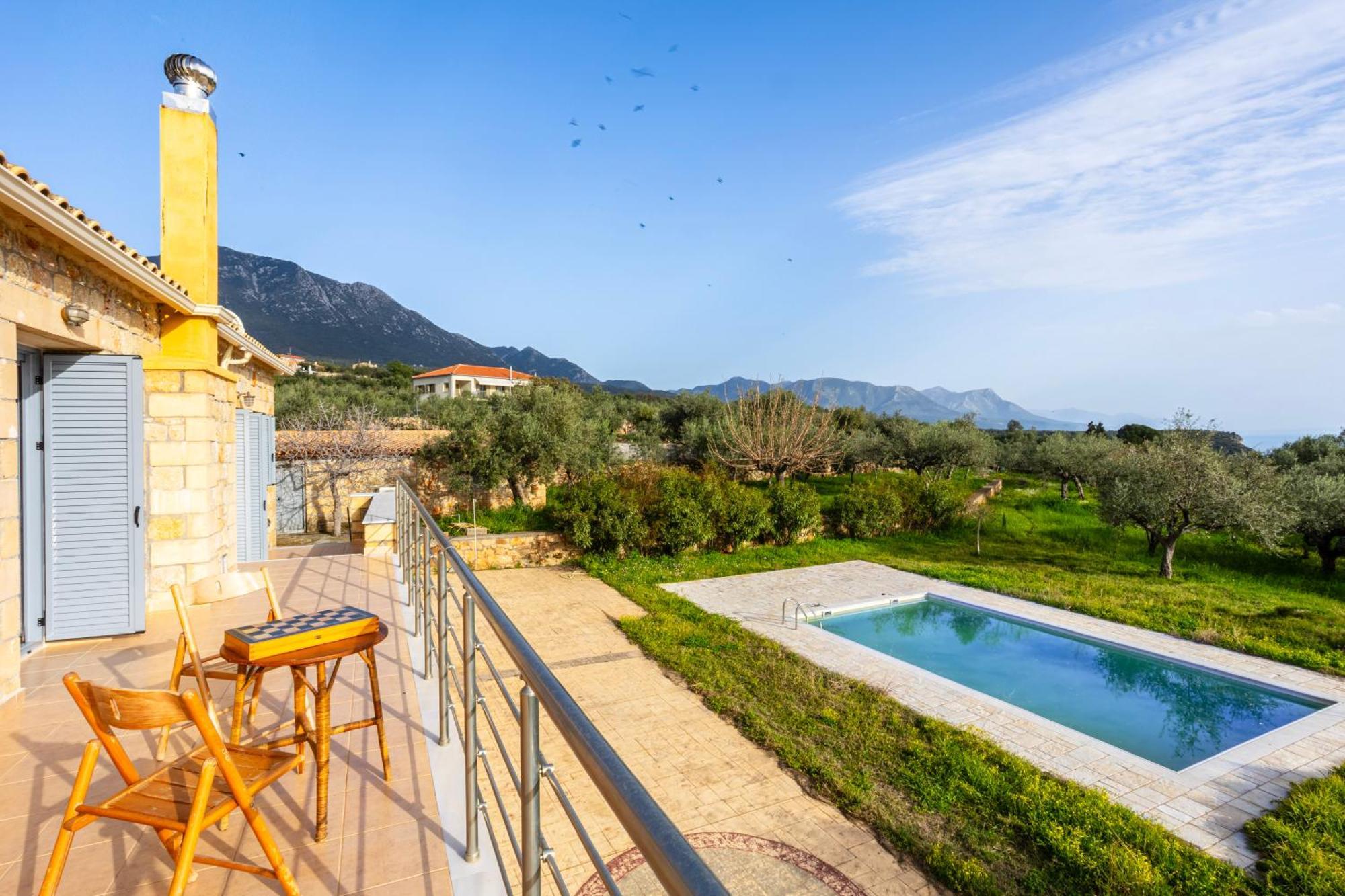 Villa Eleni - Private Pool Bliss Near Kardamili Proástion Dış mekan fotoğraf